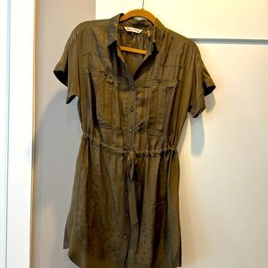 Beautiful silk shirt dress by Rebecca Taylor